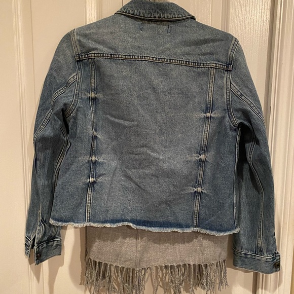 Scotch & Soda Denim jacket with built in scarf - Picture 7 of 10